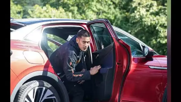 L'arrivée des Bleus à Clairefontaine hier #shorts