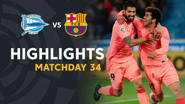 Highlights Deportivo Alavés vs FC Barcelona (0-2)