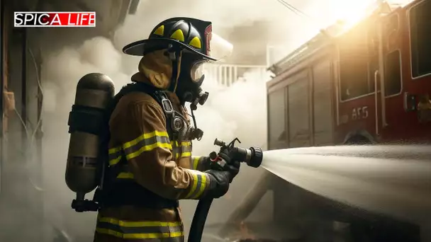 Pour sauver des vies, le lourd tribut des pompiers français