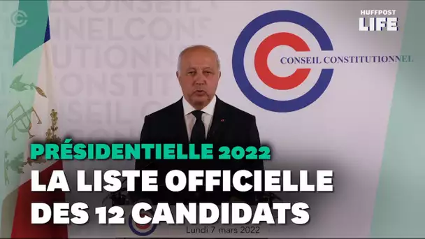 Présidentielle 2022: voici la liste officielle des 12 candidats à l'Elysée