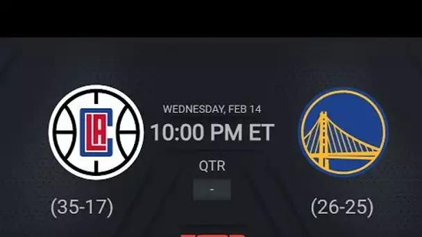 Los Angeles Clippers @ Golden State Warriors | NBA on ESPN Live Scoreboard