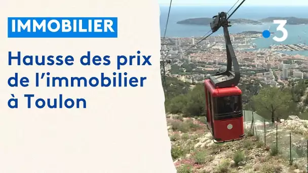 Hausse des prix de l'immobilier à Toulon