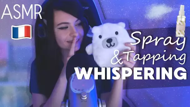 ASMR ⚪️ UPDATE whispering, tapping, spray