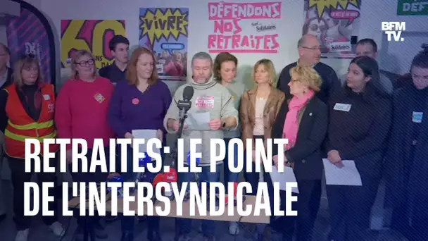 Mobilisation contre la réforme des retraites: le point presse de l'intersyndicale en intégralité