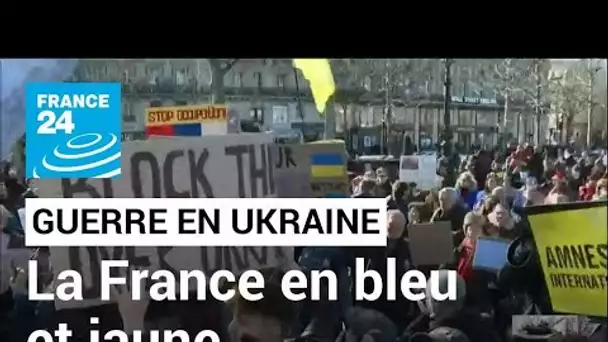 Guerre en Ukraine : des manifestations contre l'invasion russe dans plusieurs villes de France