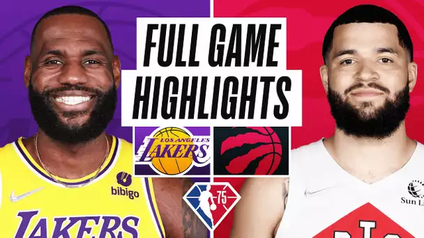 LAKERS at RAPTORS | FULL GAME HIGHLIGHTS | March 18, 2022