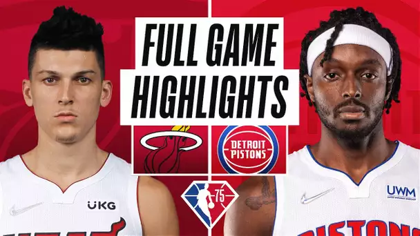 HEAT at PISTONS | FULL GAME HIGHLIGHTS | November 23, 2021