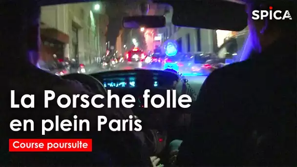 Course poursuite folle d'une Porsche Cayenne en plein Paris