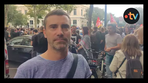 Damien enseignant dans le 93, syndicaliste et habitué des mobilisations #BloquonsTout