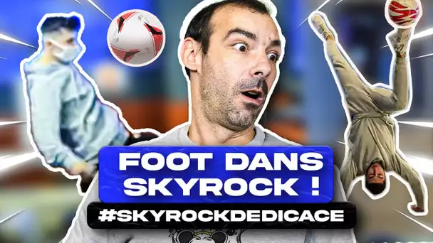 Ça tape un foot dans les studios de Skyrock