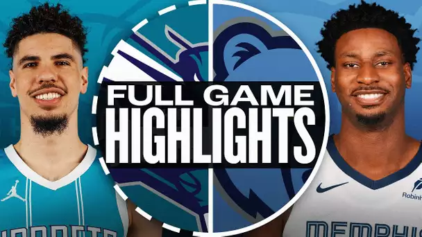 HORNETS at GRIZZLIES | FULL GAME HIGHLIGHTS | January 22, 2025