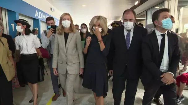 Inauguration d'une unité pour enfant en danger à l'hôpital de la Timone à Marseille