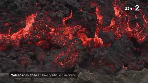 Volcan en Islande : la lave continue d'avancer