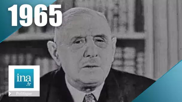 Charles de Gaulle - Campagne présidentielle 1965 | Archive INA