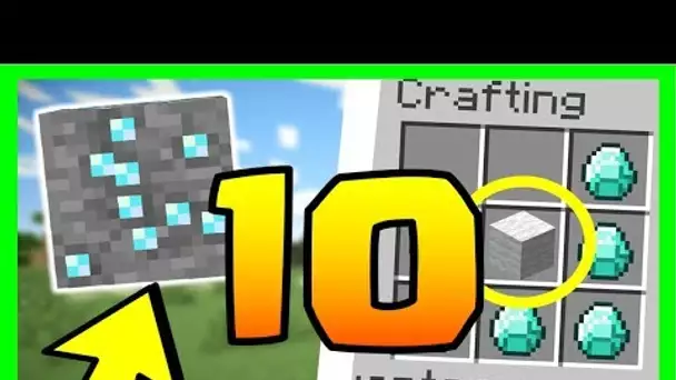 LE SAVAIS TU ? 10 SECRETS SUR LES DIAMANTS MINECRAFT