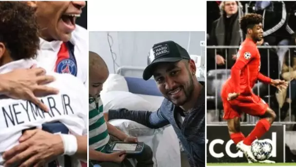 Le beau geste de Neymar pour cavani blessure coman, l'OM fait un beau geste pour les enfants malade