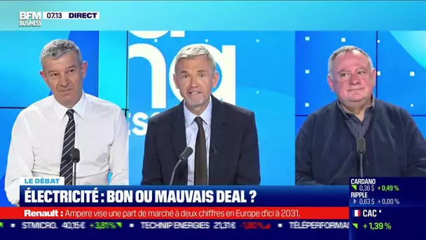 Nicolas Doze face à Jean-Marc Daniel : Electricité, bon ou mauvais Deal ?