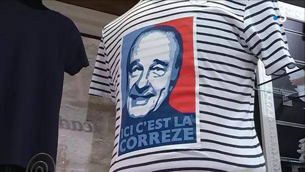Des produits dérivés à l’effigie de Jacques Chirac vendus à Brive-la-Gaillarde