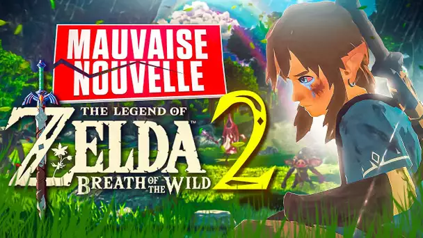 Zelda Breath of the Wild 2 : AÏE, MAUVAISE NOUVELLE ... !