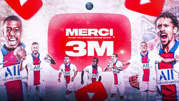 𝟯 𝗺𝗶𝗹𝗹𝗶𝗼𝗻𝘀 𝗱'𝗮𝗯𝗼𝗻𝗻𝗲́𝘀 - MERCI ❤️💙