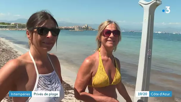 Côte d'Azur : les plages interdites à cause des intempéries