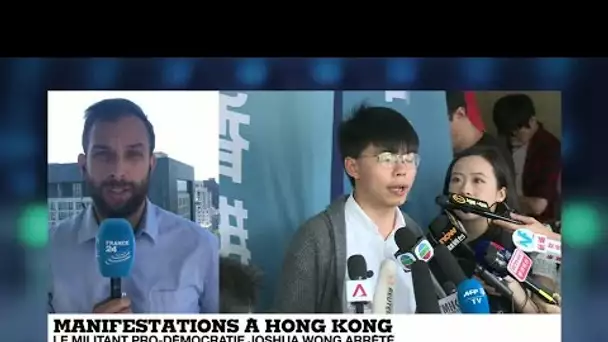 À Hong Kong, les militants pro-démocratie Joshua Wong et Agnes Chow interpellés
