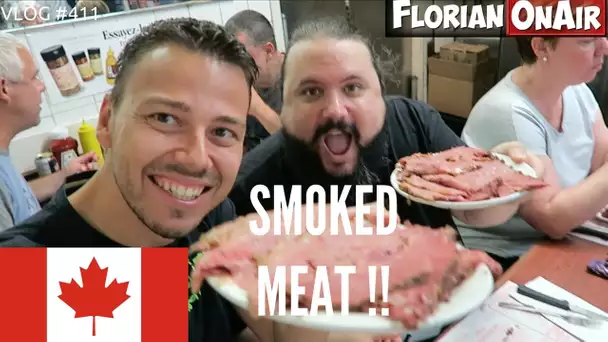 Une ENORME ASSIETTE de "SMOKED MEAT" à MONTREAL! - VLOG #411