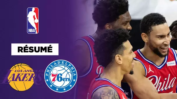 Résumé NBA VF : Choc au sommet entre Lakers et Sixers !