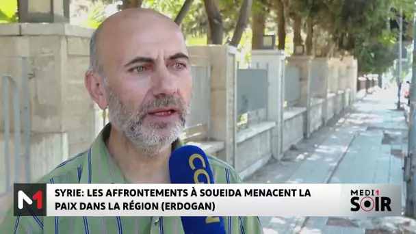 Erdogan : Les affrontements à Soueïda menacent la paix dans la région