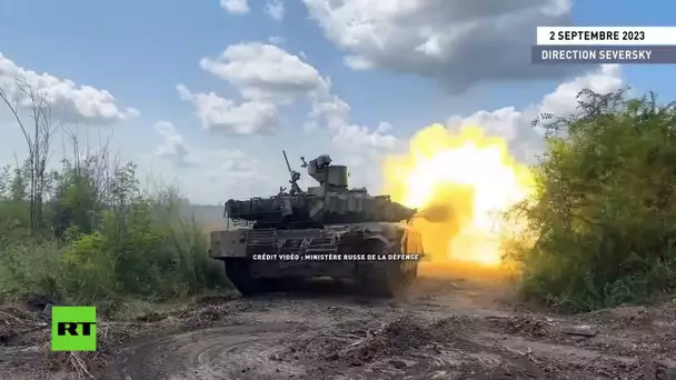 Le ministère russe de la Défense a dévoilé des images de chars T-90M en action