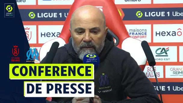 Conférence de presse STADE DE REIMS - OLYMPIQUE DE MARSEILLE (0-1)  / 2021/2022