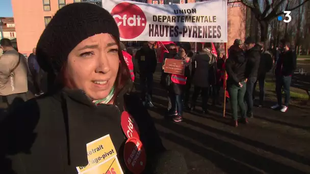 Réforme des retraites : encore des milliers de manifestants dans les rues de Tarbes et Toulouse