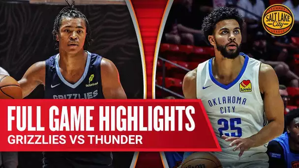 GRIZZLIES vs THUNDER | SALT LAKE CITY | FULL GAME HIGHLIGHTS | July 5, 2025