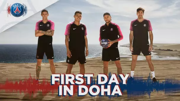 FIRST DAY IN DOHA - Neymar Jr, Mbappé, Cavani - #visitqatar