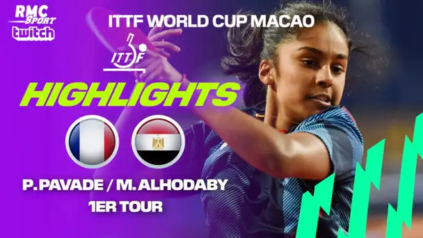 Résumé : Prithika PAVADE vs Mariam ALHODABY (ITTF World Cup Macao)