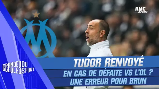 OM : Tudor renvoyé en cas de défaite contre l’OL ? Une erreur pour Dupraz et Brun