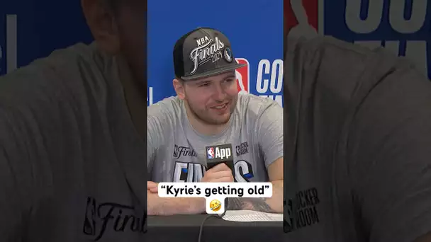 Luka Doncic jokingly talks about the Mavericks youth…Besides Kyrie Irving. 👀😂| #Shorts
