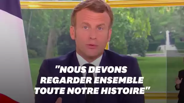 Macron promet que "la République n'effacera aucun nom de son histoire"