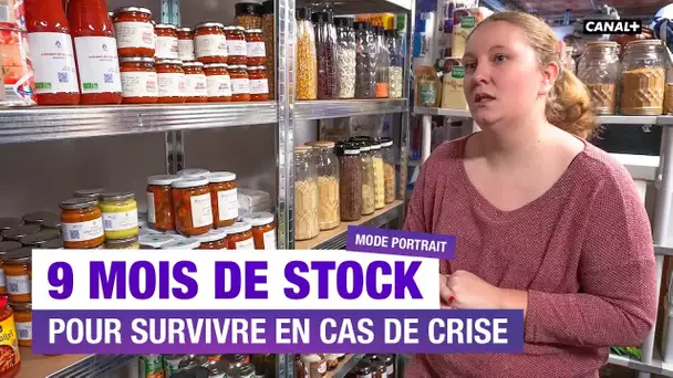 Survivaliste, elle stocke l'équivalent d'une supérette chez elle - Mode Portrait - CANAL+