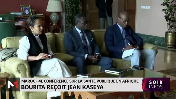 4e conférence sur la santé publique en Afrique : Bourita reçoit Jean Kaseya