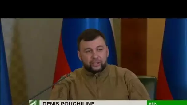 1ère prise de parole du chef de la République de Donetsk depuis la reconnaissance par la Russie