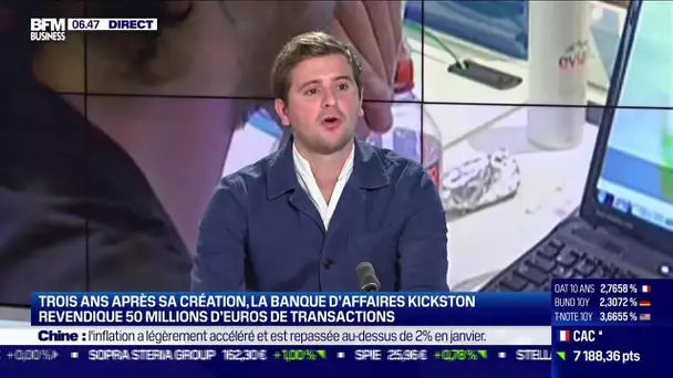 Amaury Boelle (Kickston) : Kickston veut devenir l'alternative aux banques d'affaires