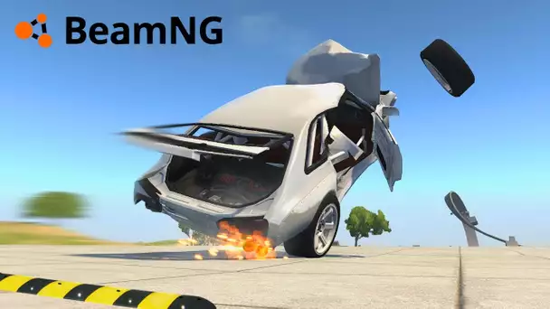 TAKE A SPEEDBUMP AT 200 KM/H... (BeamNG Epic Experiences)