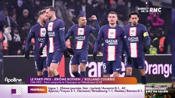 OM-PSG : analyse du match par Jérôme Rothen et Rolland Courbis