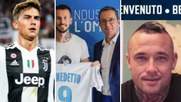 Il se fait transférer pour rejoindre sa femme malade... Benedetto signe a l'OM, le psg sur Dybala