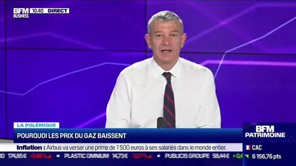 Nicolas Doze : Pourquoi les prix du gaz baissent-ils ?