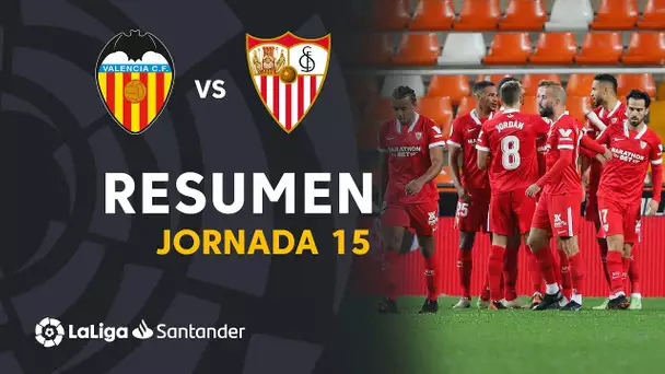 Resumen de Valencia CF vs Sevilla FC (0-1)