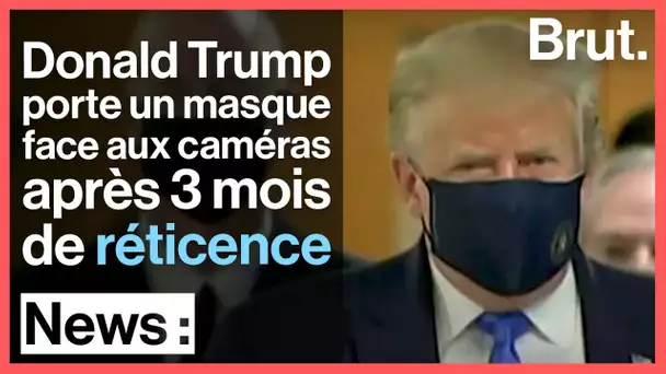 Donald Trump et les masques : une relation compliquée