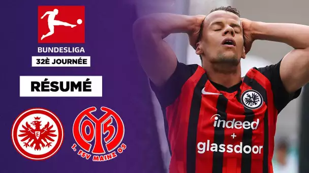Résumé : L’Eintracht Francfort cale contre Mayence et fait les affaires de Dortmund !