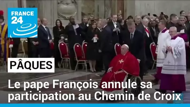 Le pape annule au dernier moment sa participation au Chemin de Croix "pour préserver sa santé"